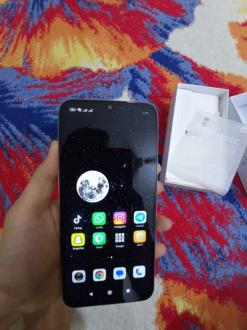 جهاز شاومي ريدمي C15ذاكره (256) الرام (16) البطاريه (6000) مايصرف شحن بصمه جانبية الجهاز انضف من الصور  مكفول من كلشي الجهاز 150 نهايته قفله 
رقمي/ ***********
مكاني/ بل عماره
