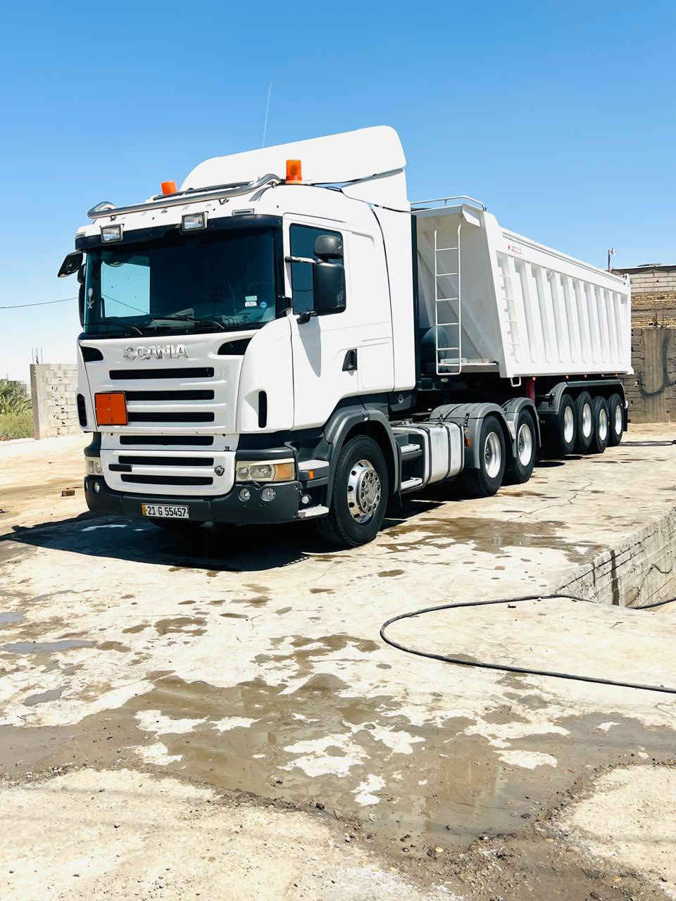 سلام عليكم سكانيه للبيع 2008 مكينه 500 كير كهربائي 1000 مجموعه سبرنك سربس منظومه قلاب ……للستفسار اكثر الاتصال ع رقم ***********
