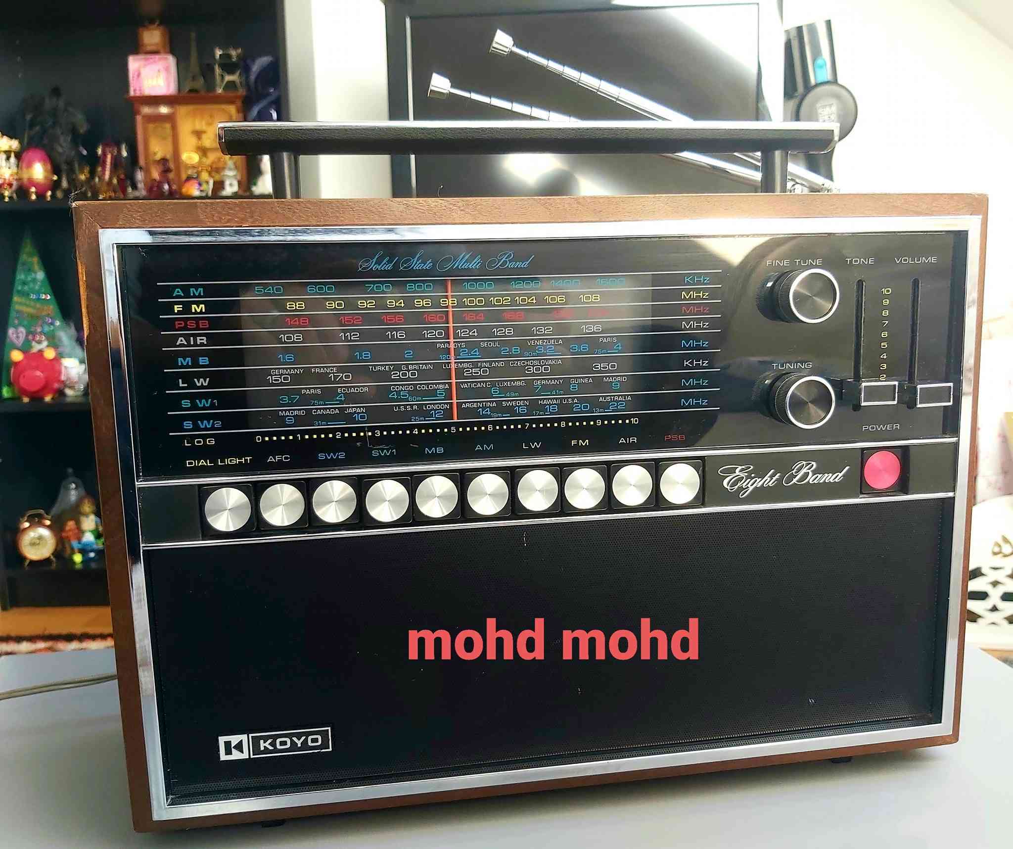 راديو KOYO 
انتاج اليابان 1976
السعر 280 الف 
#الجميع


**إذا كنت صاحب هذا الإعلان وتريد حذفه لأي سبب، رجاءا أرسل رسالة إلى الدعم الفني**