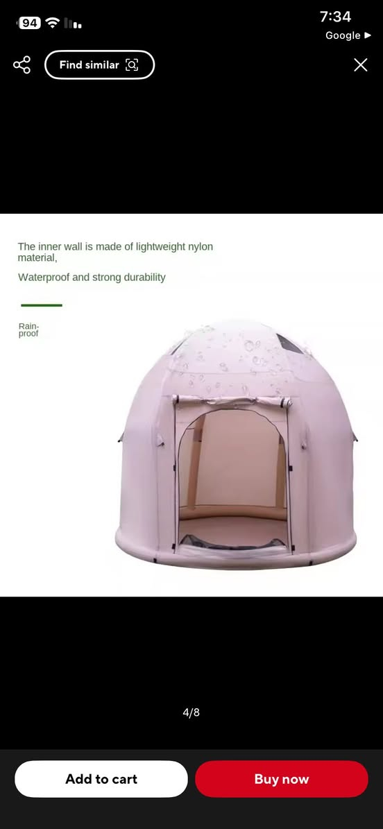 للبيع خيمة نفخ جديدة
الحالة: جديدة وغير مستخدمة
كلشي واضح بالصور
💰 السعر: 130
📞 للتواصل:
*********** (واتساب)
