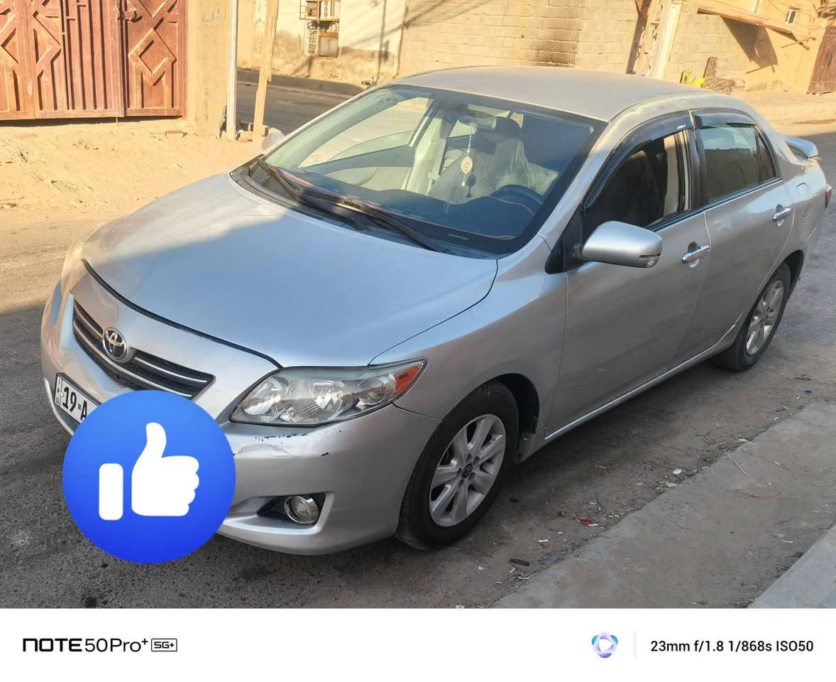 تحية طيبة 
كورلا مديل 2009
وارد امريكي ضرر جاملغ ايمن 
سيارة مصبوغه حزام 
تبريد نقص غاز 
حداديه 65%
نافذه لغايه 29 باسم البايع شخصيا 
***********/***********
مكان سياره كربلاء

