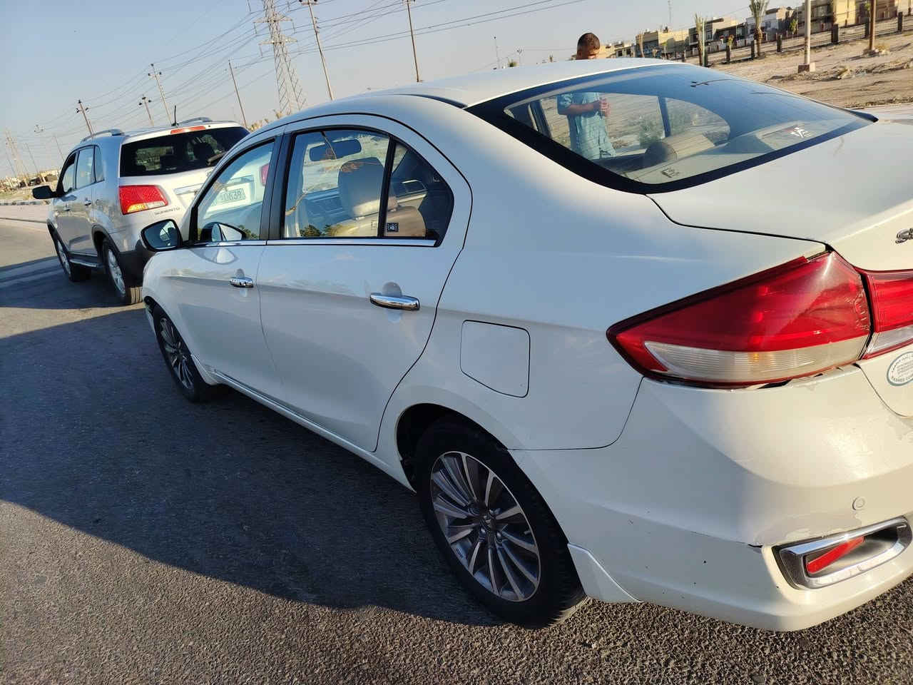 للبيع سازوكي ( سياز ) موديل 2023
المواصفات ✅
بصمة 
تحكم ستيرن 
كروز سرعة 
كشنات جلد 
حساسات
قطعتين تبريد 
مري شفط كهرباء  + اشاير بالمري 
ويل كب كروم 
شاشه
السياره بيها قطع صبغ كم وحده ما ادري
متوازي عل بيعتها 
السعر 80$ وبيها مجال بسيط 
مكاني كربلاء
للاستفسار ***********
