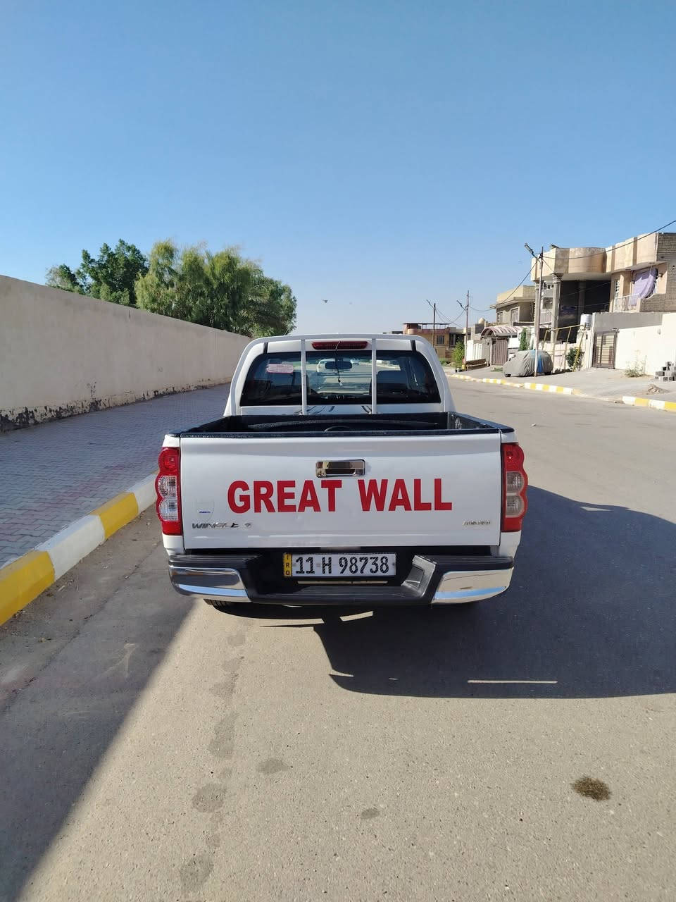 يالله السلام عليكم كريت ويل موديل 21رقم بغداد نكليزي سياره مكفوله من صبغ وضربه وبارد ومحرك مامفتوح  لاصرف والبخار وكيرتخم تاير صدر جديد تبريد ثلج سياره جاهزه سنويه منتهيه صار سنه معروضه 108 وبيهئ مجال بسيط شراي يتصل ***********
