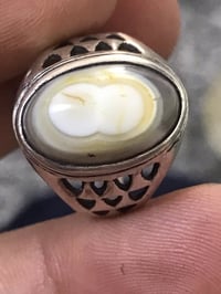 خاتم قياس 22 • سليماني رصاصي • عينتين