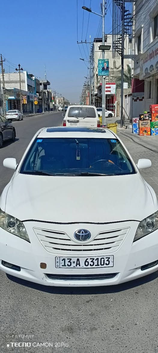 كامري موديل 2007 وارد امريكي رقم ميسان السيارة بأسمي مكاني البصرة السعر 75 وبيها مجال حگ الجية رقمي ***********
