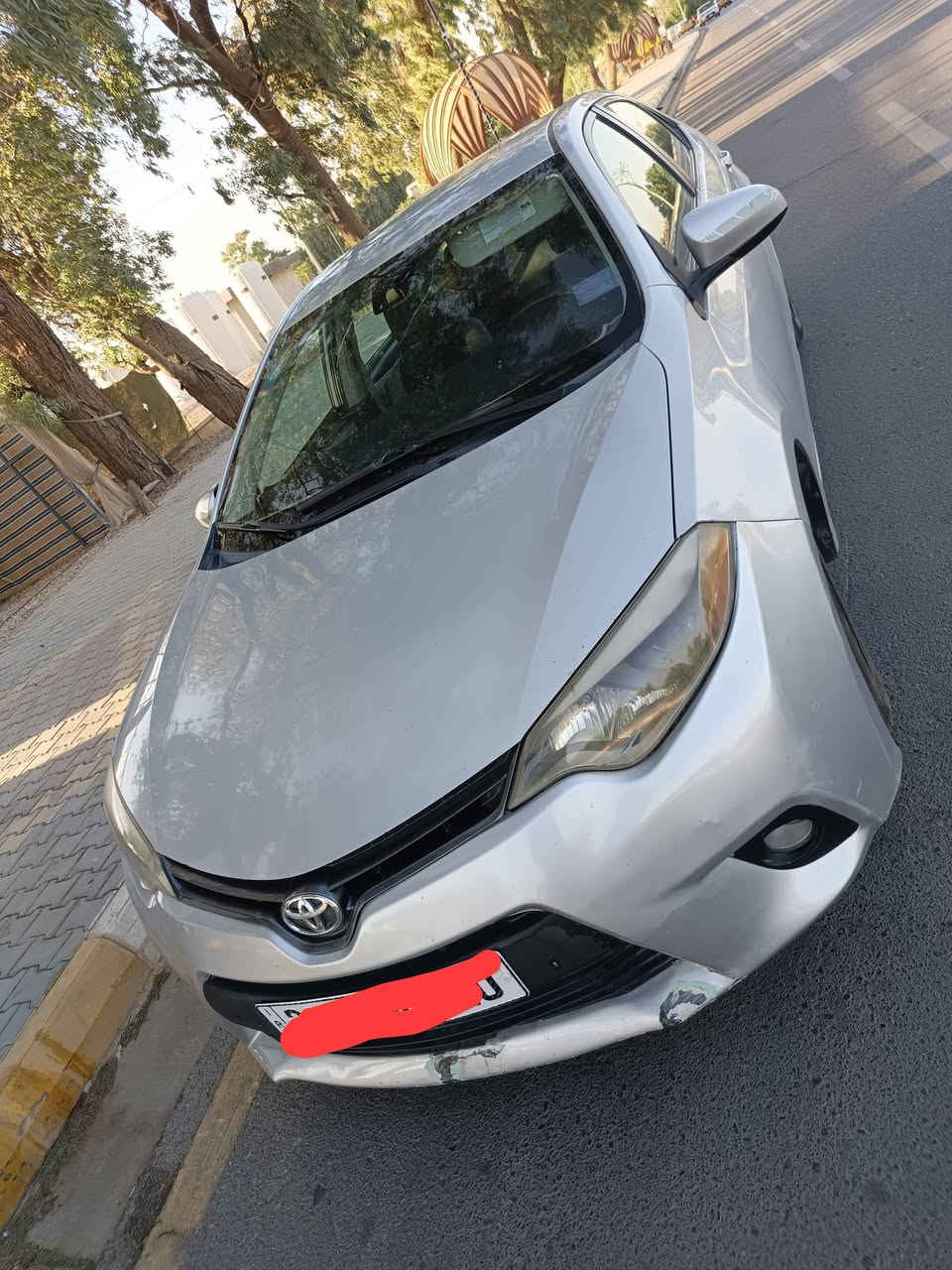 كورلا وارد امريكي 2015 
حادثة جامغ خلفي عكس السايق 
بقية السيارة مكفولة
محرك 1800 
رقم انكليزي باسمي تحويل ثاني يوم 
سنوية لغاية 2032
سيارة نظيفة حدادية تخم تاير محرك كير
سيارة جاهزة 
مكان سيارة الكوت
السعر 120 وبية مجال 
اتصال او واتساب او خاص 
***********

