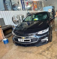 ماليبو 2016 فئة LT  لون اسود حادثها خفيف فقط بنيد بدون دواخل وبيها بار...