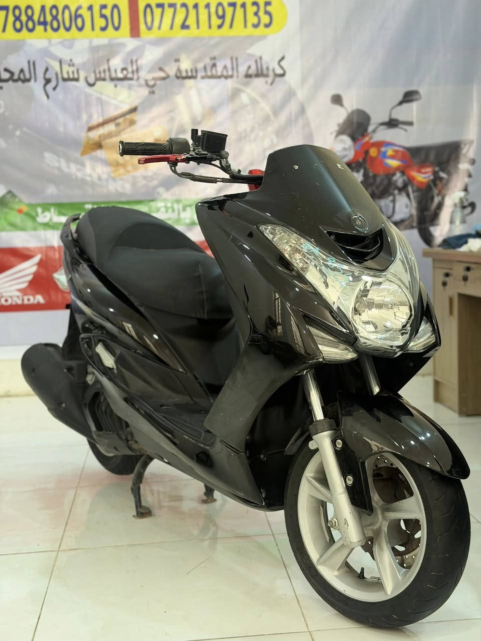 #ماجستة_S_ياباني_اصلي
مزاد اليابان كفالة عامة 
محرك 155cc
استان صفح كهربائي 
الدراجة بحالة الوكالة 
#البيع بالنقد والأقساط مصرف الرافدين فقط
العنوان كربلاء المقدسة حي العباس مقابل مولدة صدام 
‏بإدارة مصطفى السعدي 
***********
***********
اتصل وبيك خير وتدلل￼
