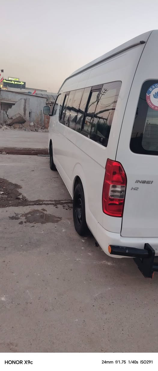السلام عليكم للبيع جنبي H2 2023 كفالة عامة
مكينة وضع شركة ماممدود علية صبانة
كير وضع شركة ماممدود علية صبانة  
ماشية 100 km حقيقي
تبريد 🧊❄ 
1 تخم تاير جديد
2 منظومة غاز
3 مدوشمة عامة
4 مرارح اضافية
5 درع خلفي
6 حساسات خلفي
(مكفولة من الصبغ والفتح والبارد) 
رقم بغداد بسمي سنوية + هزة جديد تحويل مباشر 
مكاني بغداد حي جهاد
السعر 235 وبيها مجال
سيارة جديدة ماشتغلة بداخل بس خط ***********
