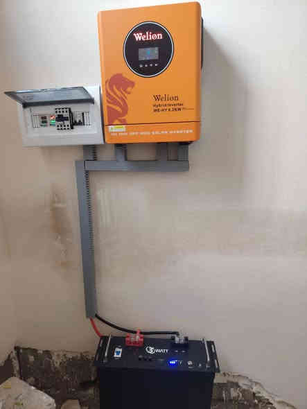 الموقع: رواله
منظومة منزلية
حجم المنظومة =8 نهاري 5ليلي 
مكونات المنظومة -=
🔸 بطارية ليثيوم 5 كيلو من شركة 3Watt
                    ضمان ثلاث سنوات 
🔸5 لوح شمسي  بقدرة 620 واط شركة ميدل بور 
                    ضمان عشر سنوات 
🔸 انڤيرتر  شركةWelion 6.2 ضمان سنه واحده 

مع الربط والتنصيب وملحقاتها كاملة باجود انواع الحديد المغلون المضاد للماء والرطوبة وسراكت وجوزات ووايرات نحاس اردنية اصلية 

للحجز والاستفسار الاتصال بنا: ‏‪***********‬‏
او زيارة موقع الشركة في: الشرقاط - اسديرة عليا
