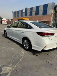 هونداي سوناتا ابيض موديل 2018 مكينة 2400 وارد أمريكي ماشية 90200 ميل ح...