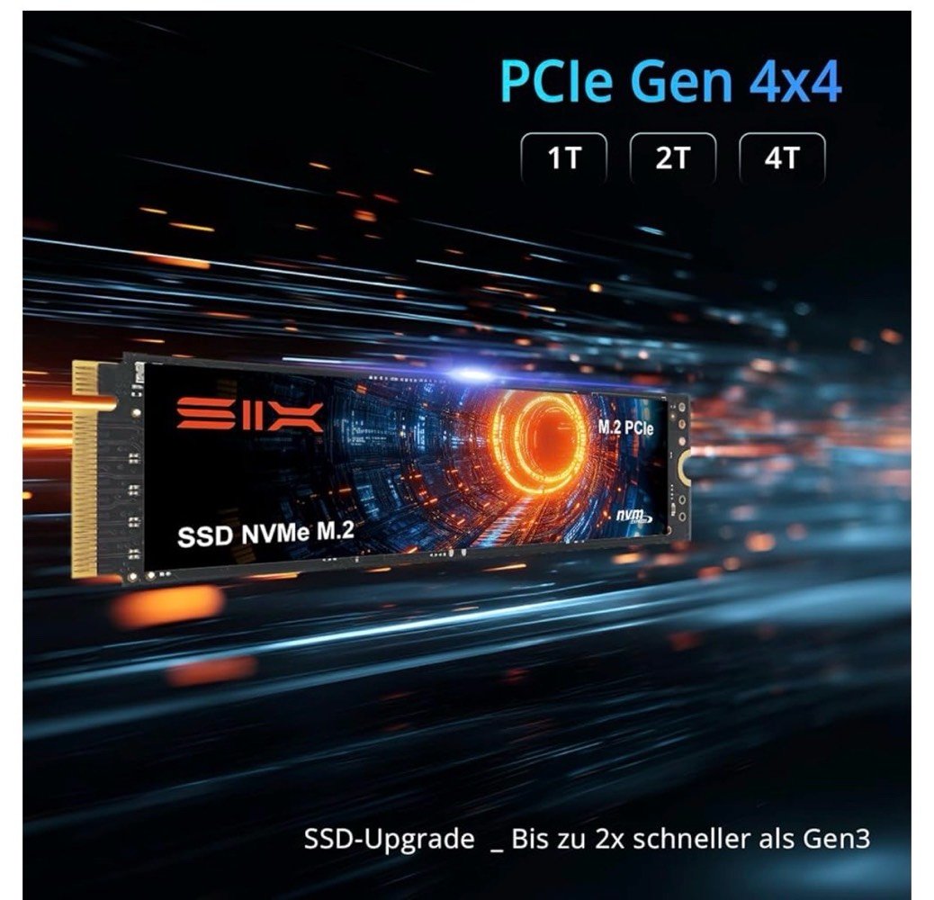 هارد m.2 مفول سرعه 7350 جيل 4 
السعه 1T