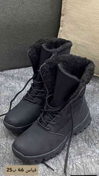 بوت شتوي مبطن بالكامل جديد غير مستخدم  قياس  46 25 الف  الحجز خاص او و...