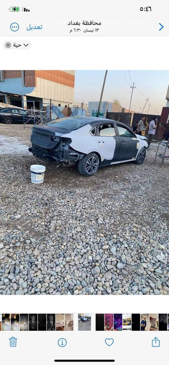 السلام عليكم فورتي 23 وارد امريكي حادثه موظح بلمنشور مبدل بيه جاملغ وبنيد موظح بسونار ماشيه 54 منظومة غاز سيارة خير من لله مكاني بغداد الشعب او عويريج السعر 150$ وبيه مجال *********** رقم بغداد
