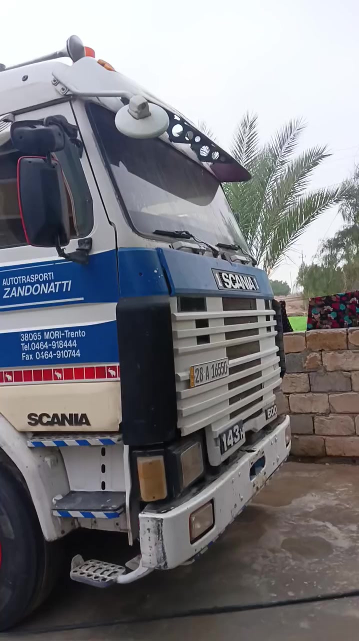 سلام عليكم سكانيا 143كهرباي كفاله عام بسمي تخم تاير رقم نكليزي ***********العنوان بغداد تقاطع نهروان
