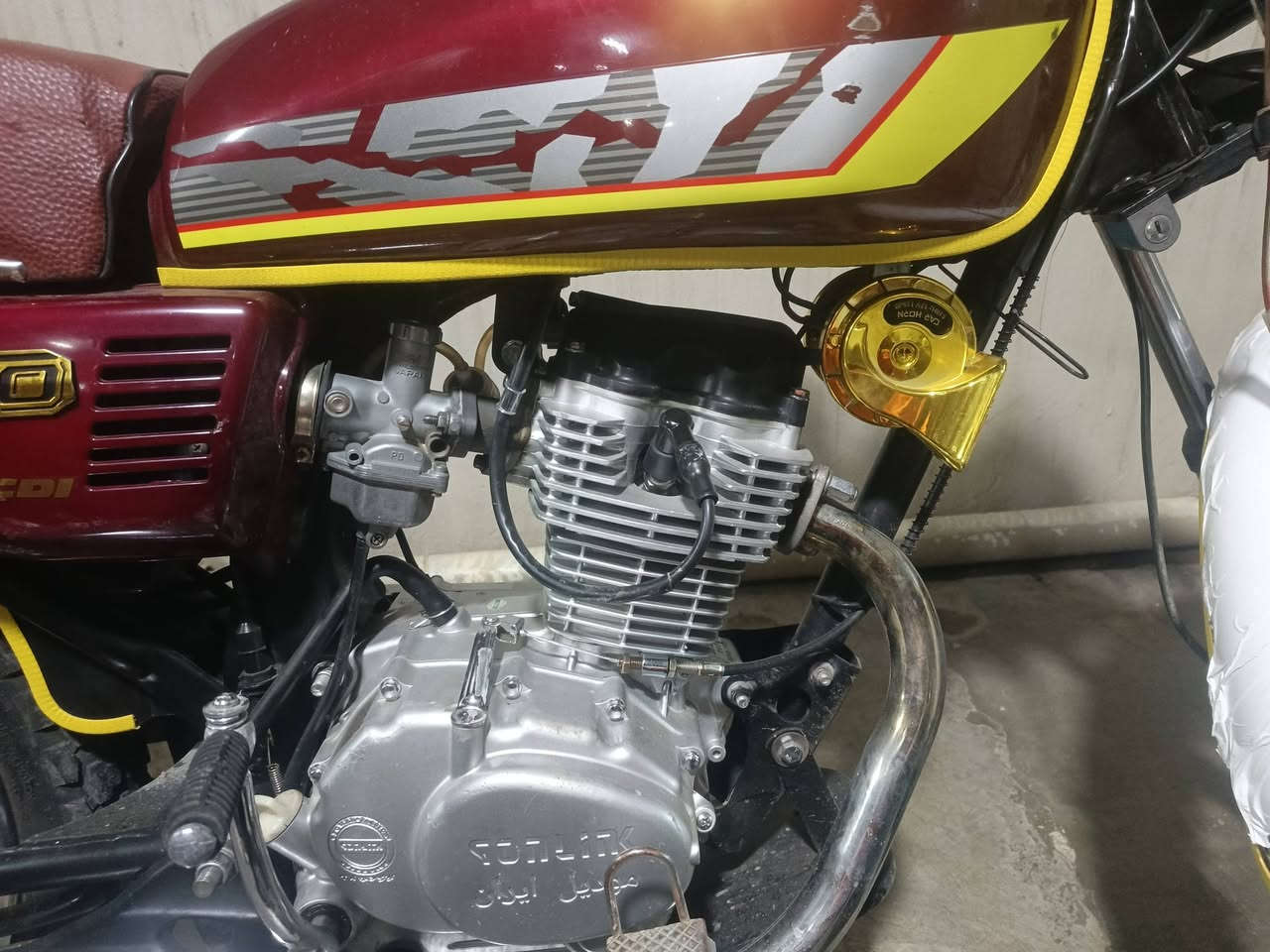 دراجة ايراني للبيع موديل ٢٠٢٤ كهرباىيات شغال السعر ٥٨٥ وبي مجال  محرك ممفتوح  فول نشاطه مكاني كركوك هذا رقمي ***********
