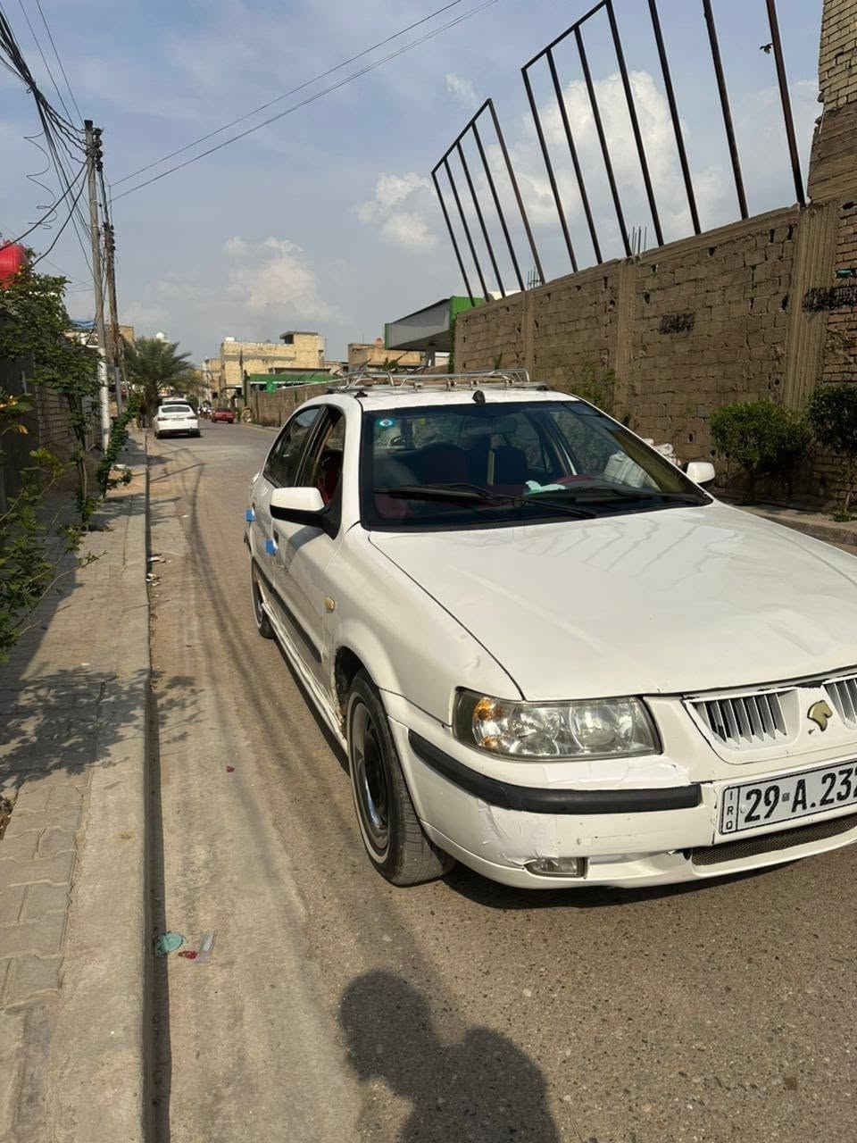 سلام عليكم سمند موديل ١١ للبيغ سعر ٣٨ ورقه كامله مابيه نقص كلشي شغال كير مكينه تبريد كامل كلشي كامل  سياره بلاديه لا ظربه ولا صبغ بلاديه السياره وذا مراوس ميخالف حسب السياره عنوان بغداد رقم الهاتف *********** / ***********
