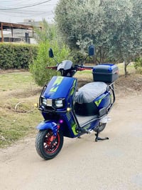 دراجه سكنس شحن الماسه 2025 6 بطاريات زيات تمشيك 50 كيلو بالشحنه الوحده...