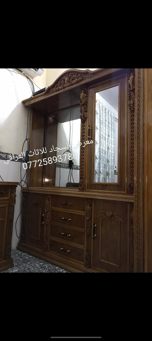غرفة نوم ستة ابواب ملحق صاج من الداخل والخارج دنك زان سرير زان الدوشمة والصبغ حسب الطلب سمك الصاج 5 ملم للاستفسار والحجز  *********** 
                                  ***********
معرض السجاد للاثاث العراقي 
بغداد الدورة أبو دشير الشارع التجاري
