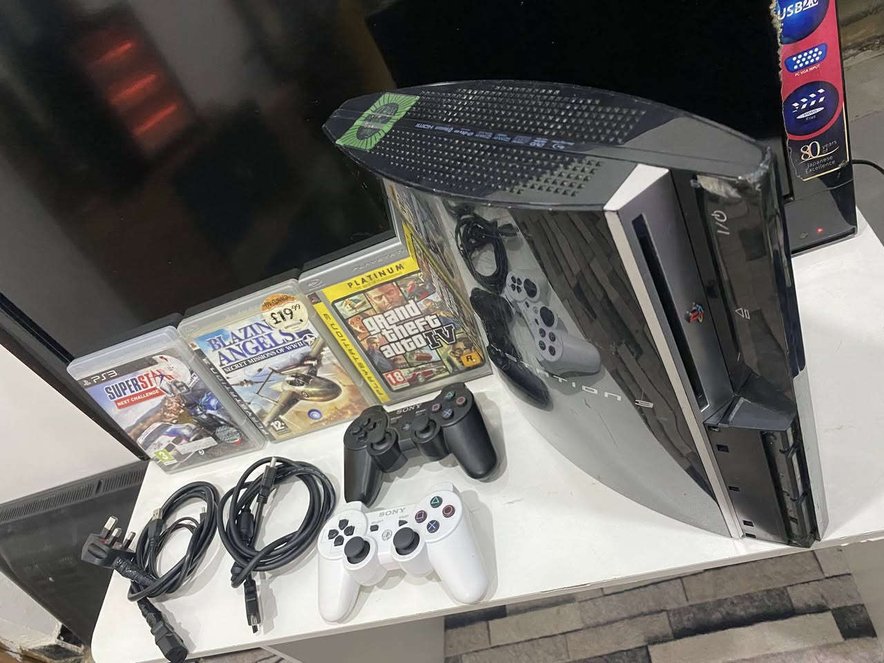 بلي 3 فات بي  كامل ملحقات ويا اقراص3
مامهكر على وضع الشركة بعده فقط مفتوح تنضيف
اي خلل مابي تفحص وتاخذ 
السعر120 الف 
مع التوصيل🚚 مكاني بغداد الدوره


**إذا كنت صاحب هذا الإعلان وتريد حذفه لأي سبب، رجاءا أرسل رسالة إلى الدعم الفني**