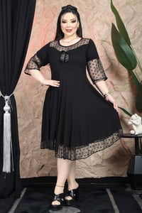 شلحات نسائي • أسود • مقاسات 4XL/3XL/2XL/XL