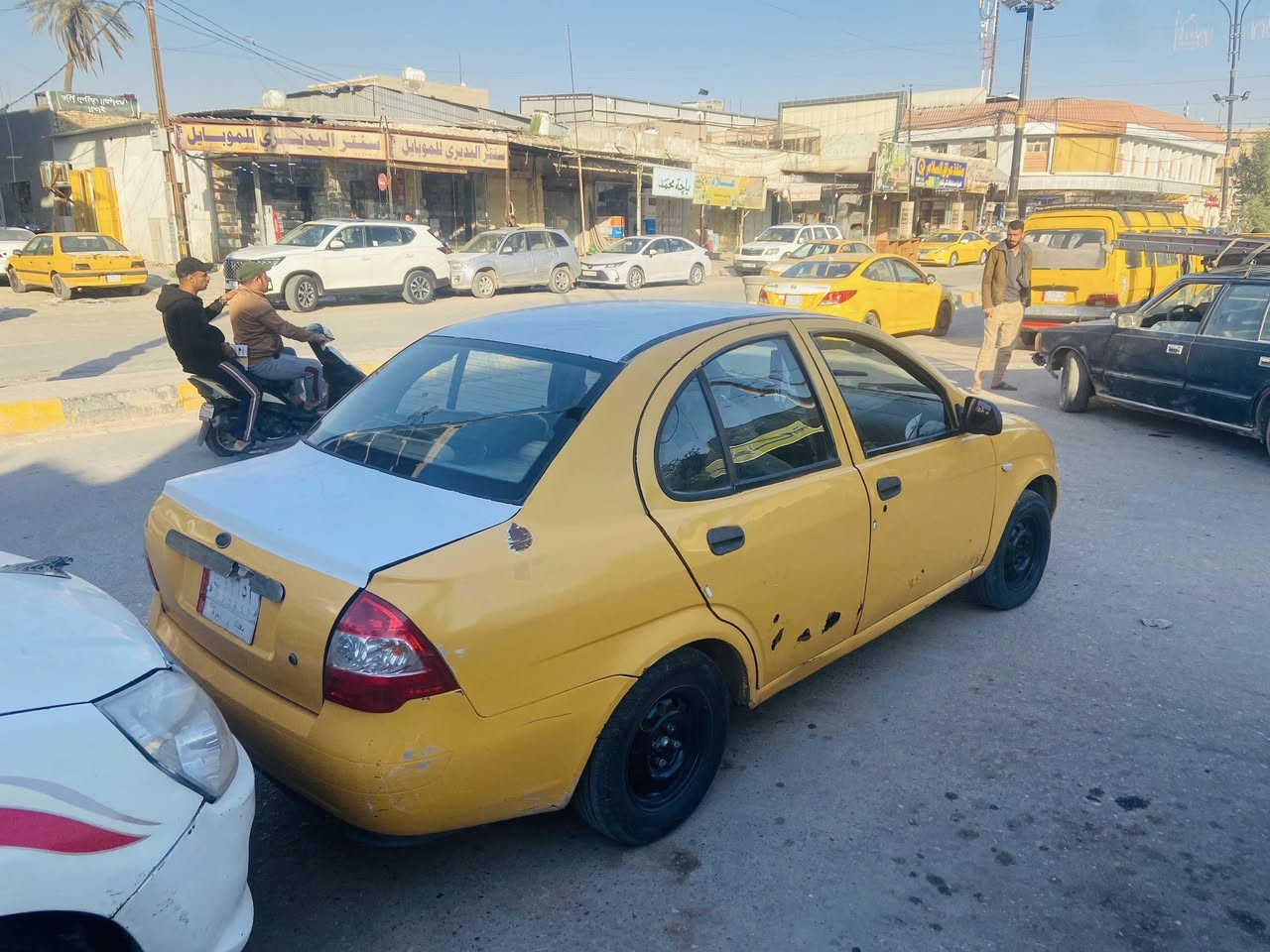 طيبه 2015 رقم بغداد راعيها بديوانيه مصفره هيئه وغرامات سنويه ما صاقطه سياره نضيفه بيها خياسات مكينه وكير وحداديه كلش حلوات عوزها تلكيط خياسات سعر خاص او تتصل ع رقم ***********
