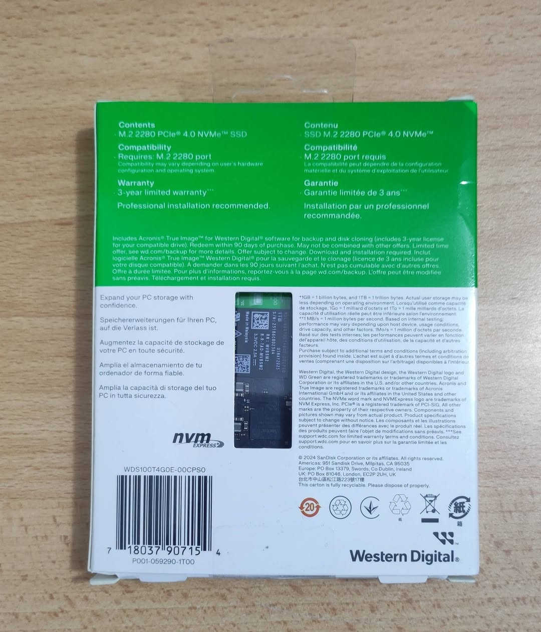 السلام عليكم 
هارد للبيع 
SSD M.2 NVME 1TB GEN 4 WD 
استخدام جداً قليل 
السعر 125 الف قفل سعر ثابت 
مكاني بغداد


**إذا كنت صاحب هذا الإعلان وتريد حذفه لأي سبب، رجاءا أرسل رسالة إلى الدعم الفني**