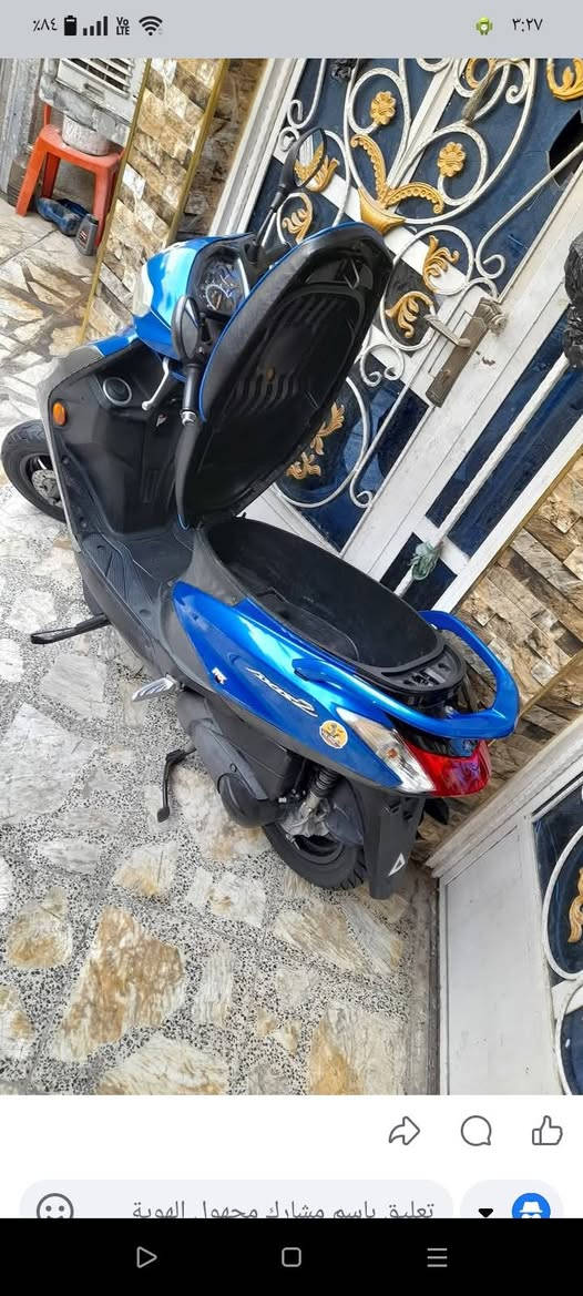 السلام عليكم دراجة لكزز موديل 17 كفالة عامة ماشية 20ألف سعر مليون و 300 وبيهة مجال حك الجية بغداد جسرديالى القديم رقم ***********
