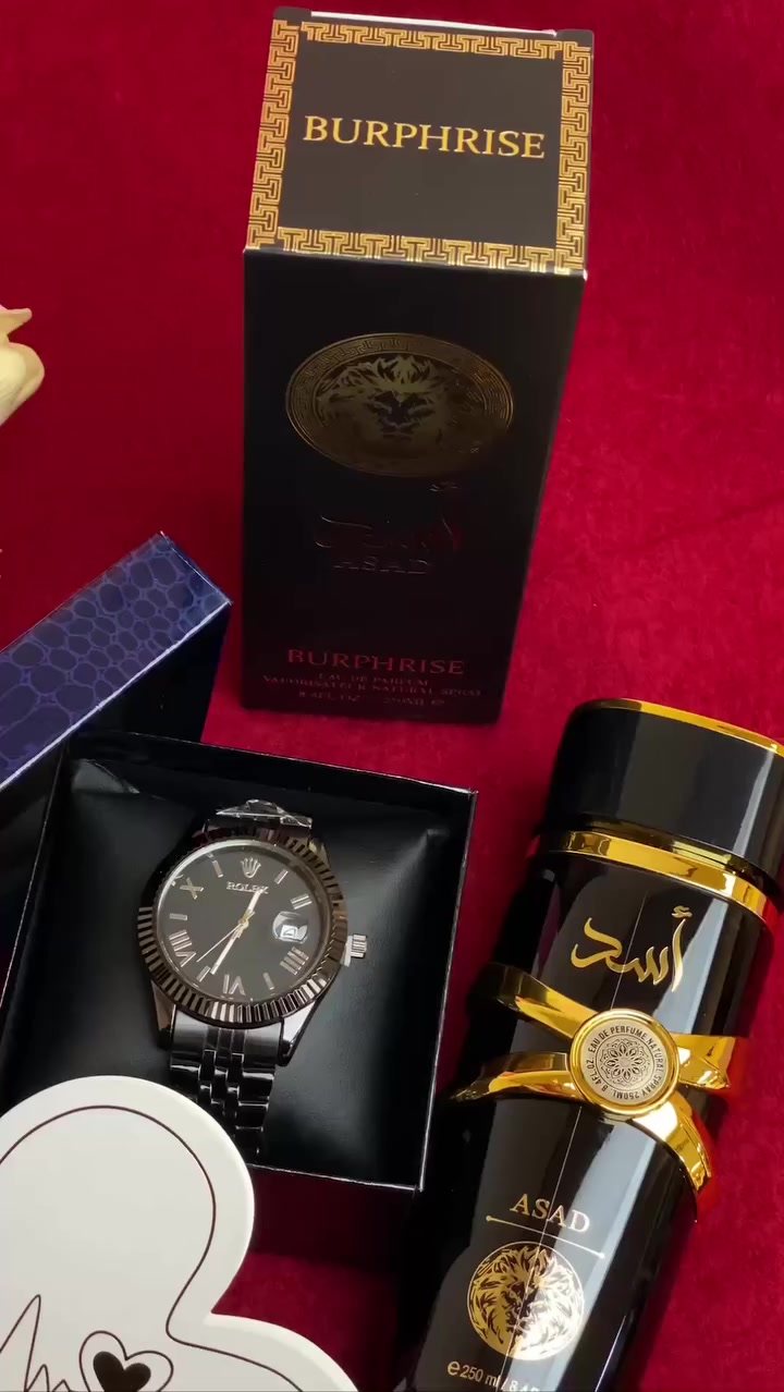 🎀🔔 هدايا رأس السنة الميلادية 🔔🎀
🎁🎁🎁 بوكس أنيق وفخم يليق بالمناسبات المميزة 🎁🎁🎁
🎁 ساعة رولكس أنيقة
تصميم راقي ومريح ✨
من أفضل الماركات العالمية
تعطيك فخامة وأناقة لا تُقاوم ⌚👑
🎁 عطر أسد من لطافة 🔥🖤
عطر رجالي فاخر وأداء قوي جداً
✔ ثبات عالي
✔ فوحان قوي
✔ رائحة جذابة ومميزة
يُعتبر بديل Sauvage Elixir Dior
بل أفضل منه من حيث الأداء والثبات والفوحان 👌
تصميم راقي يناسب الهدايا الفخمة 🎩
🎁 مع كارت عبارة حسب الطلب
اكتب اسم الشخص أو العبارة اللي تحبها 💌😘
✨ هدية مثالية لرأس السنة
✨ فخامة + عطر قوي + لمسة شخصية
✨ اختيار راقي يترك انطباع ما يُنسى


**إذا كنت صاحب هذا الإعلان وتريد حذفه لأي سبب، رجاءا أرسل رسالة إلى الدعم الفني**