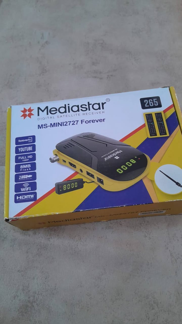 ملك الفورايڤر
ميديا ستار 2727
الجهاز الاكثر استخداما 
بلا عيوب سلس بسيط خفيف
 رجع توفر  جمله مفرد 
اطلبه #الان_بسعر35الف_مع_التوصيل
#واتســـاب☎️
💢***********💢
