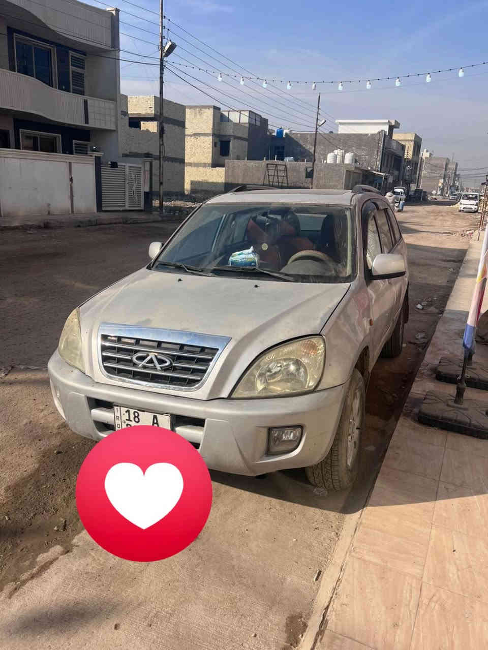 سلام عليكم 
شيري تيكو موديل ١١ شكل ١٢
فتحه 
تحكم ستيرن 
كامرة خلفيه 
شاشه 
مكينه كير حاله جيده
صدر نظيف
سيارة رقم بابل تحويل ثاني يوم  باسمي 
سعر ٥٥ 
رقم تلفون  ***********
