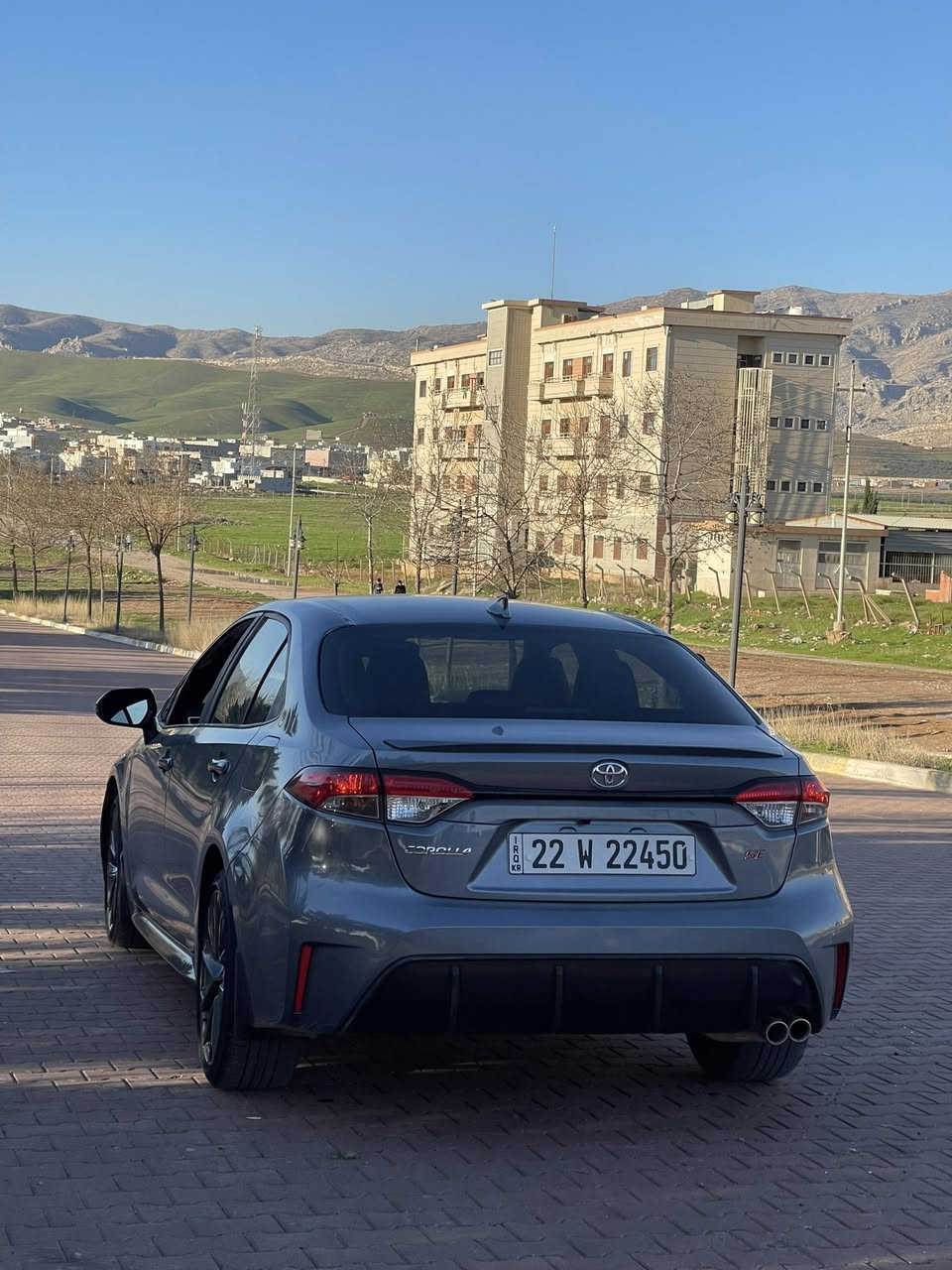 سلام عليكم ورحمة الله وبركاته 
TOYOTA COROLLA 2024 SE
فقط بنيد صبغ 
بدون دواخل و شاصي 
بدون ايرباك 
ماشية 15 الف ميل
سيارة مرقم جاهز رقم اربيل 
سيارة بدون مصرف جاهز 
محرك 2.0L(4V)
موصفات SE
بصمة 
بريك بصمة 
ابواب بصمة 
شاشة كبير 
تحكم ستيرن 
تحديد سرعة 
لايتات LED بلادي 
ويل كروم 
بلاك اديشن 
صندوق كهربائي 
تبريد لمس
رادار جانبي 
رادار خلفي 
رادار امامي 
سعر 154$ و بيها مجال 
***********
