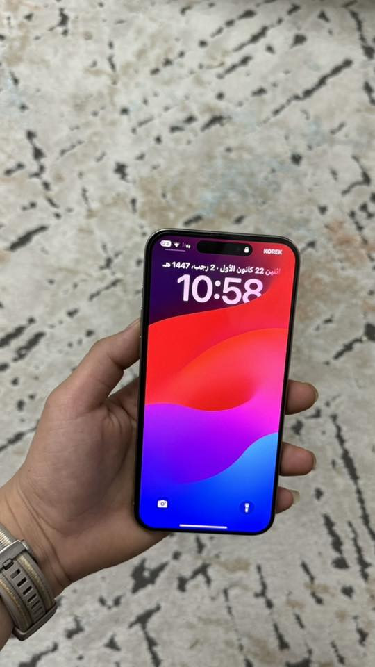 للــبيع ايـفون 15 بـرو مـاكس الذاكرة 256 البطارية 93 دبل سيم كارت  ZA جلخ مابي شرط غراض كاملة العنوان الـموصل السعر خاص 
رقم الموبايل ‭0750 098 8955‬
