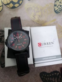 ⌚ ساعة رجالية ماركة CURREN أصلية 🔹 موديل: M8240 🔹 لون أسود مع أرقام حم...