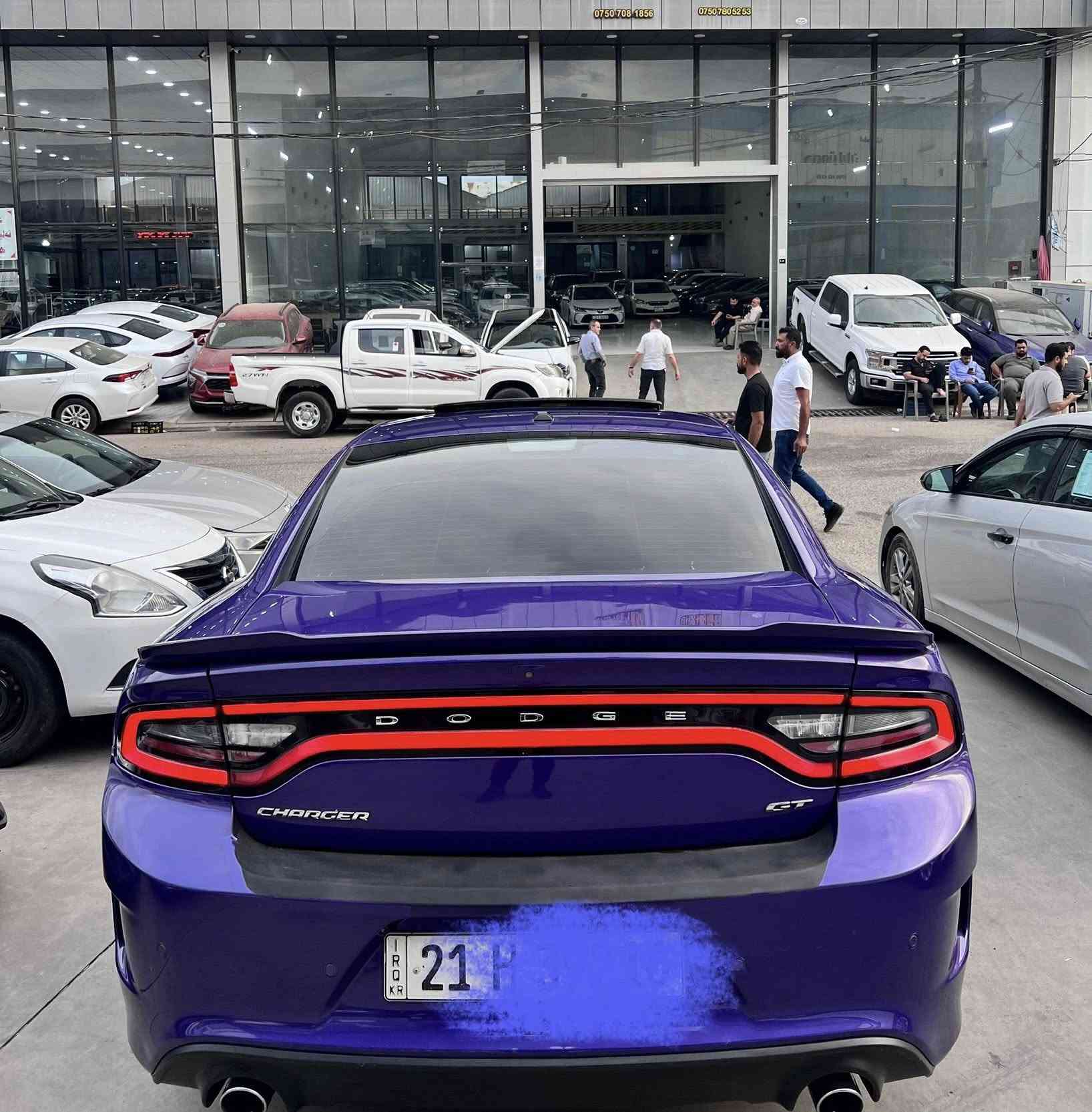 جارجر بنفسجي💜  GT 2019   
سعر مناسب 🔥 214$ ومجال بسيط 
ماشية 104اmiفقط  
 فول مواصفات 
رقم شمالي /سليمانيه / فحص وهزه ورقم كله جديد شرط تحويل او وكاله 

سياره خليجي صفر / بل عراق صار بيها طخه بل جاملغ وبنيد 
يعني قطعتين صبغ بي داخل شوي 

صدر كله جديد 
تايرات جديد 
سيرفس كامل عليها /دهن محرك ودهن كير ودسكات وفلنجات كله جديد 

مكان السياره / اربيل /

للاستفسار /*********** واتساب هم بي

