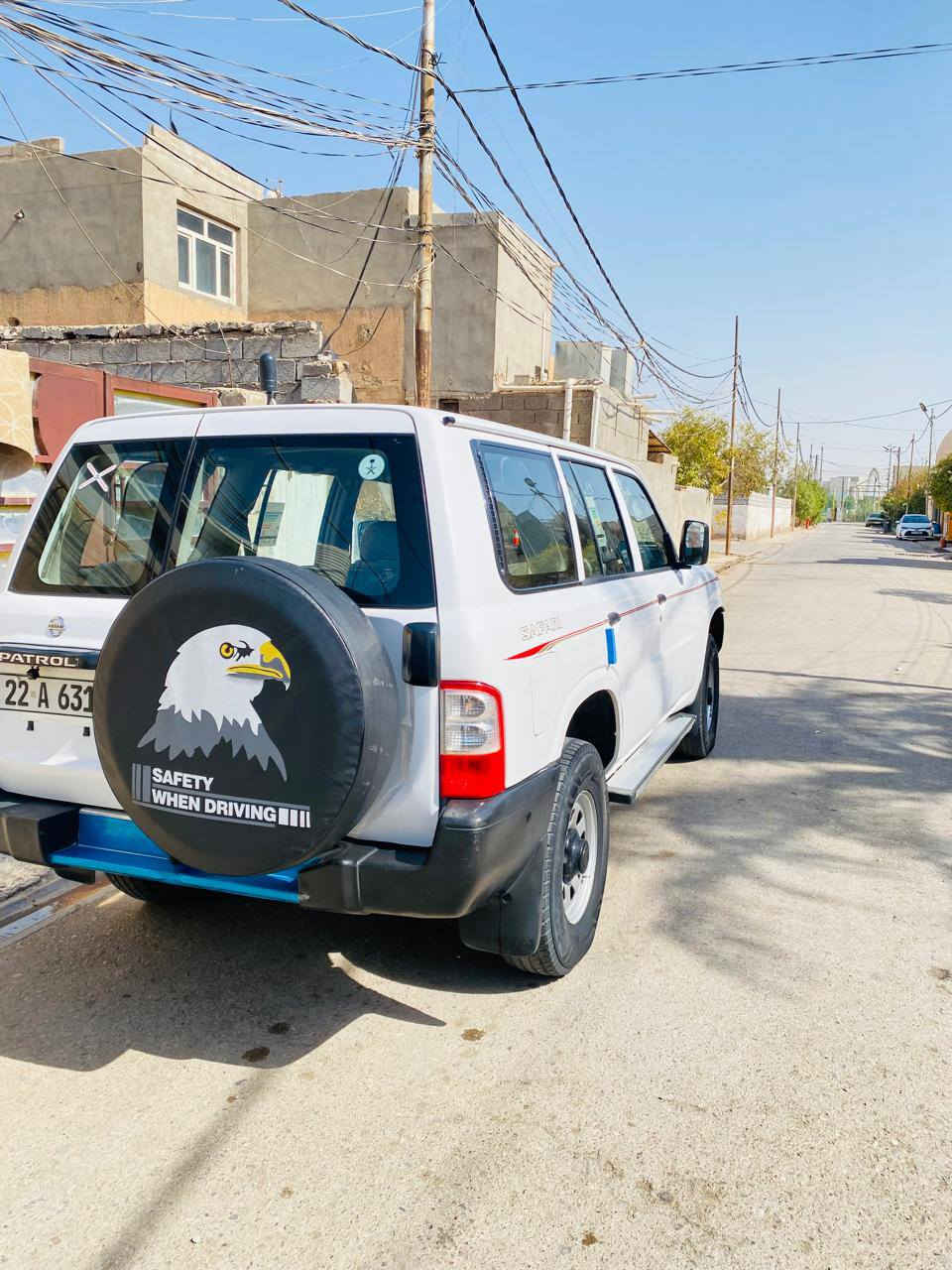 سلام عليكم نيسان بترول لل بيع ٢٠٠٣سياره جاهزه من كلشي تبريد شغال تاتفءه سياره شوف العين نضيفه كلش الستفسار  ***********شرط الحاسبه
