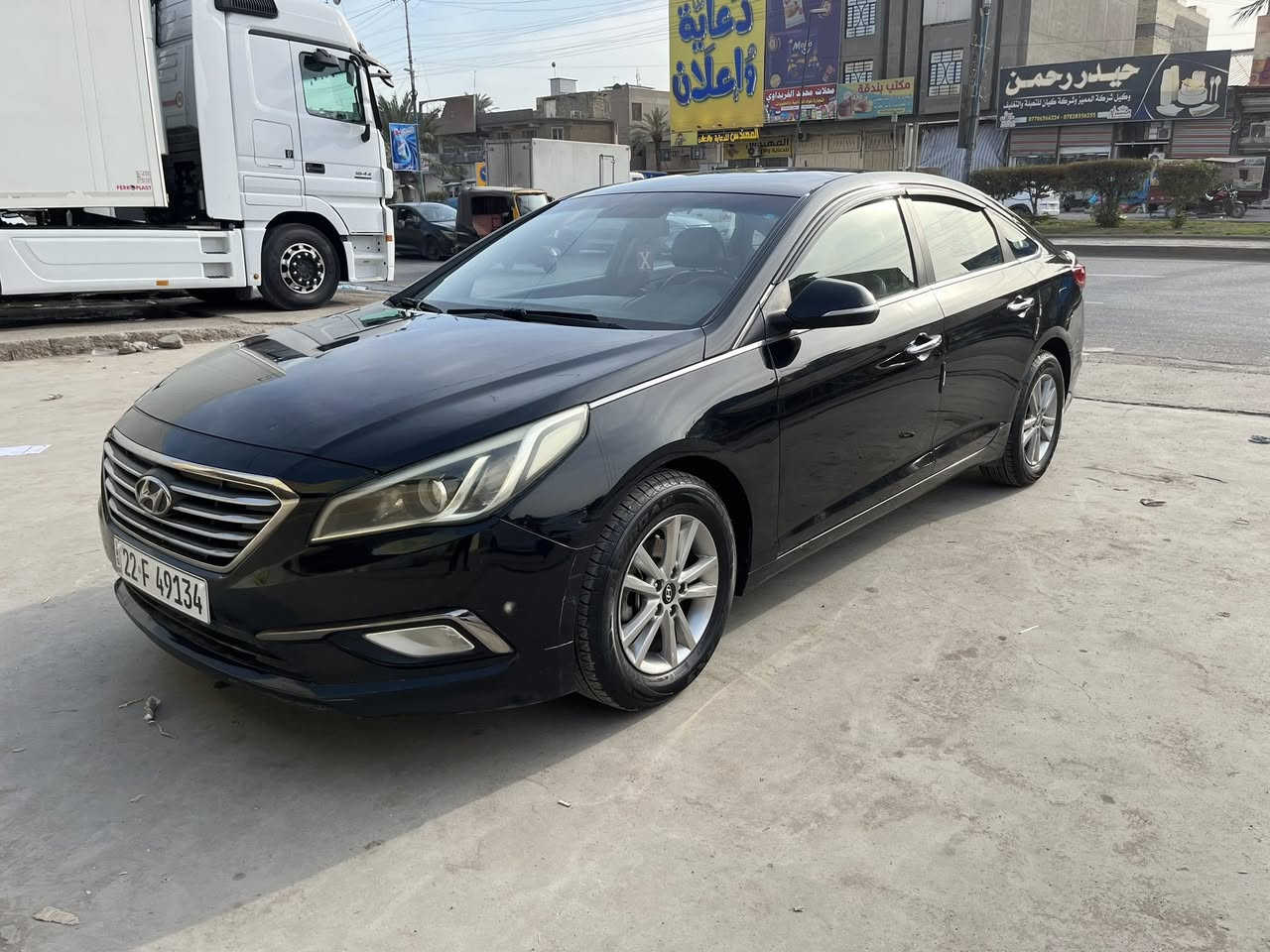 سلام عليك سوناته موديل 2016 السعر 115 مكينه دوش بصمه كشنات جلد بيه صبغ جاملغ امامي فقط صبغ / *********** سنويه جديده وهزه وفحص جديد سنويه باسمي تحويل مباشر  مكان السياره بغداد
