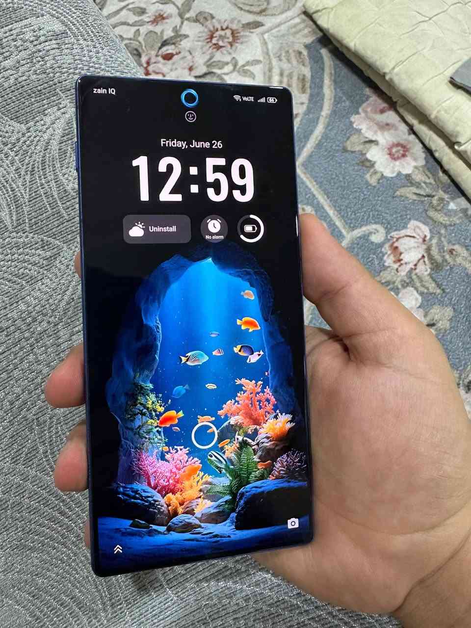 nubia z80 ultra 512/16 Galaxy نسخه عالميه
sd elite 8 gen 5 اقوى معالج بالعالم
بعدله بضمان 10 اشهر مستخدم شهرين ملحقاته كامله
شاشته 6.9 2K
لونه نفس الصوره نسخة الكلكسي
بطاريه 7200
رام 16 ذاكره 512
نضافته 100% ملحقاته كامله الاصليه
سعره 990الف *********** بغداد
