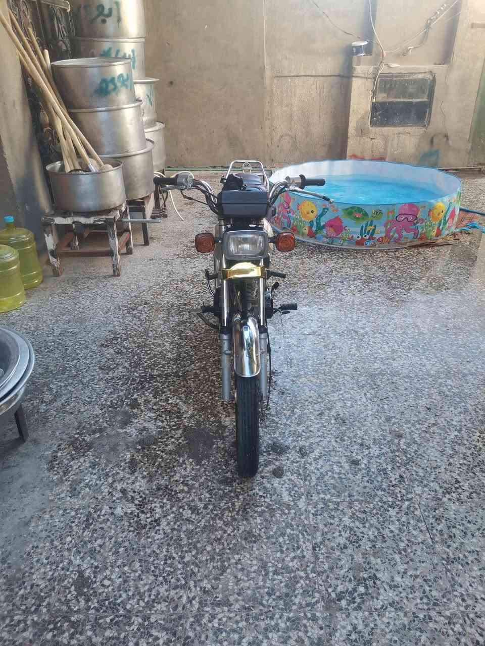 دراجه يراني تايكر ٤كير موديل 2019 مكينه ناعمه لاتبخير ولاتنقيص لانضوح كهربائيات كامله دبلات شغاله امامي خلفي نقص باتري مكان بغداد البياع سعر 280 رقمي ***********
