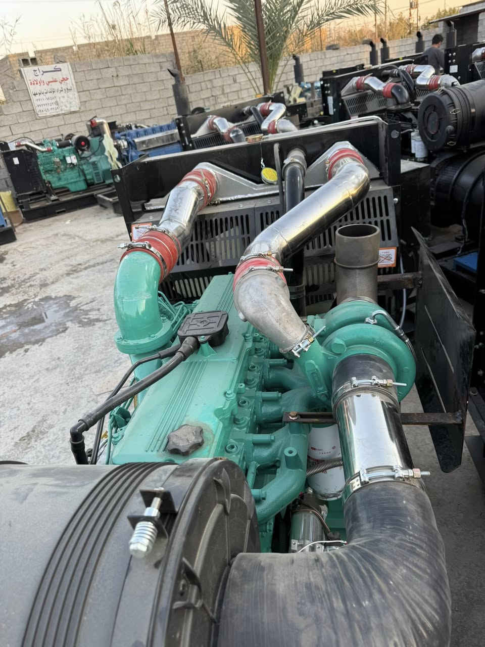 سلام عليكم تم وصول وجبت مولدات كمنزات زيرو ١١٤ ابلادي ٢٤ ولف انتر كلر بم كهربائي ٣٠٠ كيفي ٢٥٠ كيفي ٢٠٠ كيفي ابلادي لأصرف ولا بخار تشغيل جهاز برودكشن اتو نضام حمايه كامل عنوان بغداد رقم الها***********
