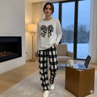 بجامة نسائية • قطن درجة اولى • فري سايز ٥٥–٩٠كغم