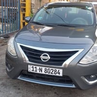 نيسان فيرسا موديل 2018 رفم بغداد   حادثه موضح بلصور مبدل بنيد وجاملغ ا...