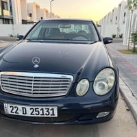 مرسيدس e 350 موديل 2002  مكينة 6 سلندر  داخل جلد بيجي تبريد ثلج  سيارة...