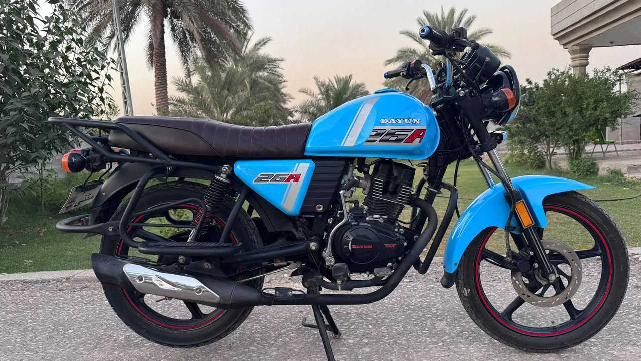 سلام عليكم
دايون لون مميز سمائي مديل 23 أوراق اصولي وصل معرض بسمي دراجة جديدة كلش مكفولة كفالة عامة دراجة كاملة ماناقصهة اي شي سعر ١٨٠٠ وبي مجال حك الجية مكان كربلاء الحسينية تصال بي وتساب

***********
