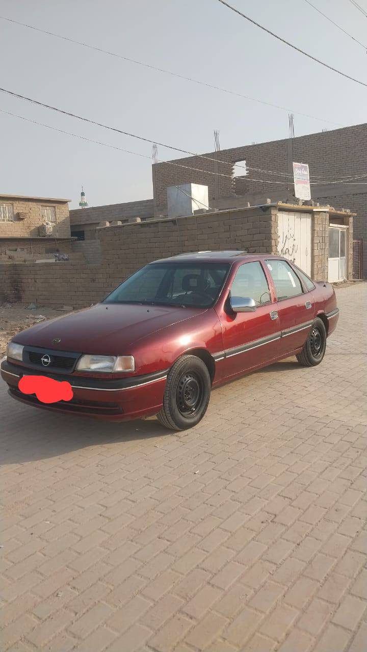 بسم الله سيارة اوبل فكترا للبيع 1993 محرك 20 مكينة بيه تبخير كير شرط كفالة گشر بلاد هلالات بلاد سيارة تدفئة وتبريد شغال تخم تاير حدادية نضيفة كشنات جديد رقم انگليزي سليمانية سنوية 28 تحويل صاحب الوكالة بسامراء السعر 46 وبيها مجال  سيارة بدون خياسات خير من الله المراسلة خاص أو الاتصال على *********** مكان السيارة سامراء
