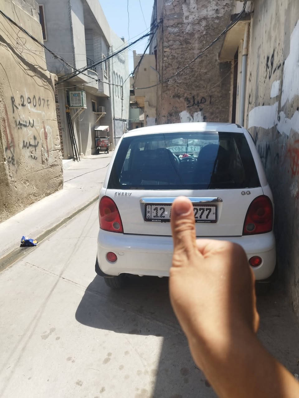 السلام عليكم كيو كو موديل 12 للبيع او مراوس بسياره احدث سياره باسمي شرط التحويل كير ماكينه شرط ضخم تاير جديد ضخم جديد هزه جديده بيها صباح حزام هي بيها مكانات انا انطي حزام هذا رقمي ***********

