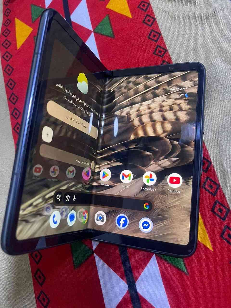 جهاز العملاق كوكل بكسل فولد ذاكره 256 رام 12 شاشة سوبر امولد بنعدل تحديث 120 هيرتز بوبجي 90 فريم كامرات فول الفول عدسات نيكون بطارية قوية جدا يدعم الاي سيم والذكاء الاسطناعي باقي المواصفات تكدر تشوفه بل يوتيوب جهاز بل شرط انطي اي عيب مابي ماواصل مصلح كل عيب مابي سعرة مناسب جدا 875 بي مجال بسيط للشراية للعلم سعر الجديد ماله  18 ورقة مايقارب ال مليونين او 550 الف سعرة وتكدرون تتاكدون من صحة كلامي واني راح اخليلكم سعر الجديد مع المنشور وتحياتي للجميع


**إذا كنت صاحب هذا الإعلان وتريد حذفه لأي سبب، رجاءا أرسل رسالة إلى الدعم الفني**