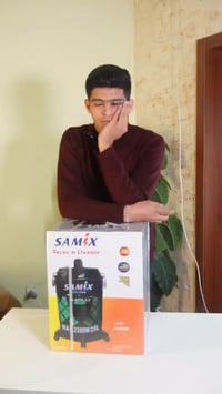 مكنسة ٢٥ لتر • سامكس • ٢٢٠٠ واط