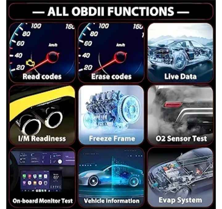 هذا المنتج هو جهاز فحص وتشخيص أعطال السيارات من نوع V539 OBD2. 
الوظيفة: تشخيص شامل لنظام المحرك وقراءة رموز الأعطال (DTCs) لمختلف المركبات. 
المميزات: يقرأ بيانات المحرك المباشرة (Live Data) ويدعم فحص حالة الاستعداد للانبعاثات (I/M). 
الشاشة: مزود بشاشة ملونة بحجم 2.8 بوصة لعرض النتائج بوضوح. 
التوافق: يعمل مع معظم السيارات المتوافقة مع بروتوكول OBD II منذ عام 1996. بغداد, العراق


**إذا كنت صاحب هذا الإعلان وتريد حذفه لأي سبب، رجاءا أرسل رسالة إلى الدعم الفني**