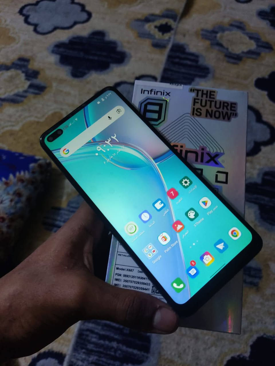 انفنكس زيرو 8I
ذاكرة 128 رام 8
بطارية 5000 
شاشة سلسة جدا 
اتصال تكنيك العاب شحن ماكو اي خلل 
اخو الجديد مابيه زلع وياه بس كارتون 
السعر 90 الف
بغداد مدينة الصدر شارع الاورفلي 
اتصال واتساب ***********
